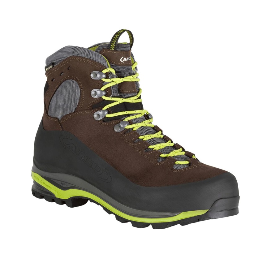 Μποτάκια Κυνηγίου Superalp V-Light GTX Gore-Tex Mid 6'' (Earth Brown - Lime) της AKU TOU80972 trazeras|TOU80972