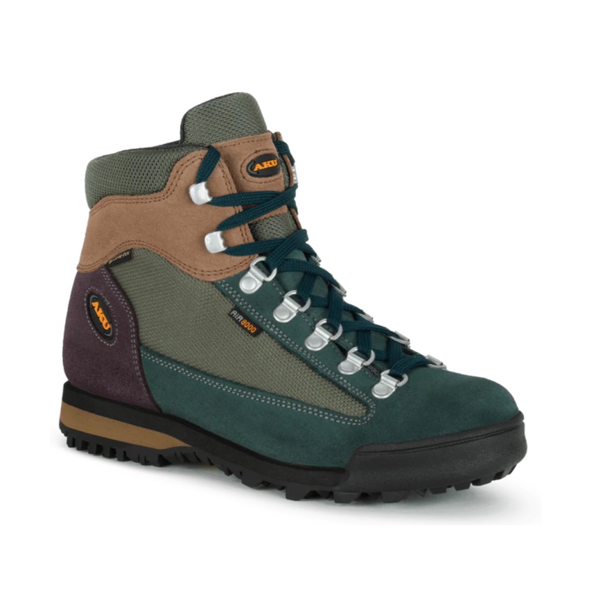 Γυναικεία Μποτάκια Κυνηγίου Ultra Light Original GTX Gore-Tex Lady Mid 6'' (Grey - Green) της AKU TOU80974 trazeras|TOU80974