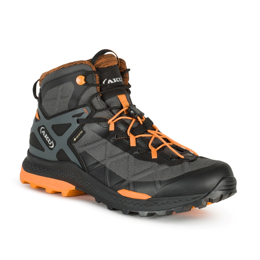 Μποτάκια Trekking Rocket GTX Mid DFS 6'' (Black - Orange) της AKU TOU80987 trazeras|TOU80987