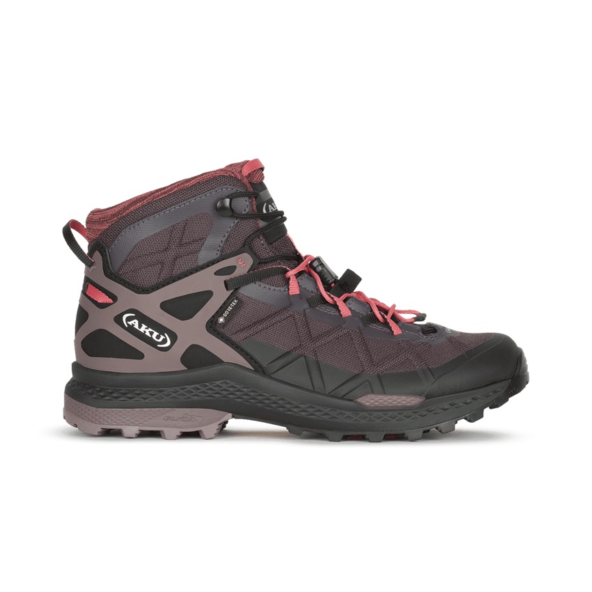 Γυναικεία Μποτάκια Trekking Rocket GTX Lady Mid 6'' (Deep Violet - Coral) της AKU TOU80988 trazeras|TOU80988