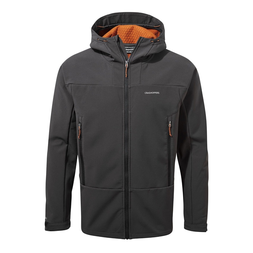 Τζάκετ Χειμερινό με Κουκούλα CML075 Tripp Hooded Jacket (Black Pepper / Pottery Clay) της Craghoppers TOY81000 trazeras|TOY81000