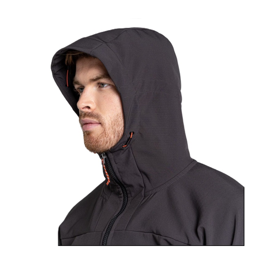 Τζάκετ Χειμερινό με Κουκούλα CML075 Tripp Hooded Jacket (Black Pepper / Pottery Clay) της Craghoppers TOY81000 trazeras|TOY81000