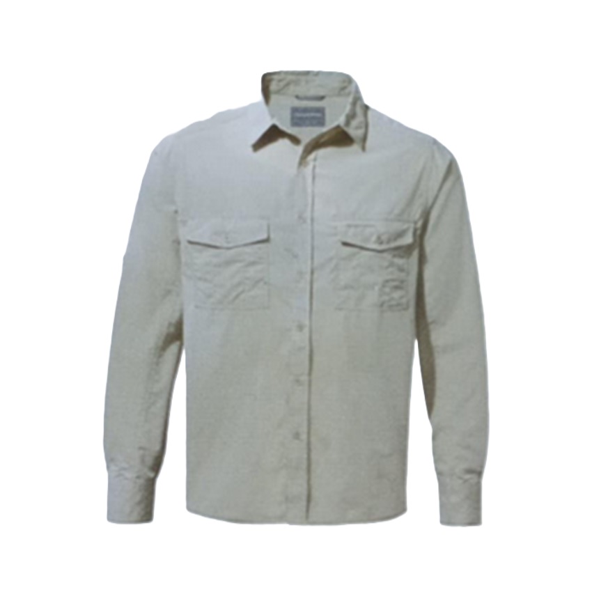 Πουκάμισο Μακρυμάνικο Kiwi Ridge Long Sleeve Shirt CMS661 (Oatmeal) της Craghoppers TOY81004 trazeras|TOY81004