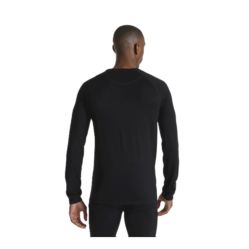 Ισοθερμική Μακρυμάνικη Μπλούζα CMU027 Merino Crew Neck LS Baselayer II (Black) της Craghoppers TOU81006 trazeras|TOU81006