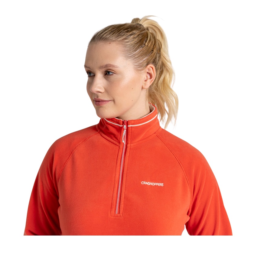 Γυναικεία Μακρυμάνικη Μπλούζα CWA265 Miska Half Zip (Ember Orange) της Craghoppers TOY81008 trazeras|TOY81008