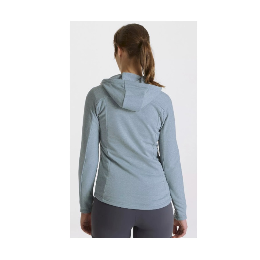 Γυναικεία Ζακέτα με Κουκούλα CWT1308 Dynamic Hooded Half Zip (Stromy Sea Marl) της Craghoppers TOY81010 trazeras|TOY81010