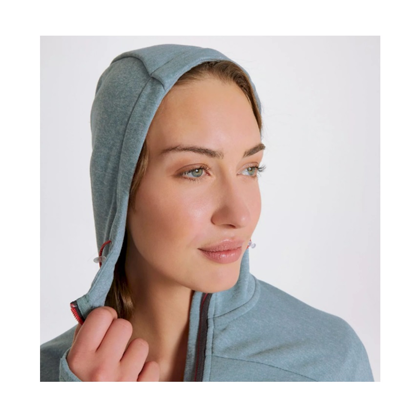 Γυναικεία Ζακέτα με Κουκούλα CWT1308 Dynamic Hooded Half Zip (Stromy Sea Marl) της Craghoppers TOY81010 trazeras|TOY81010