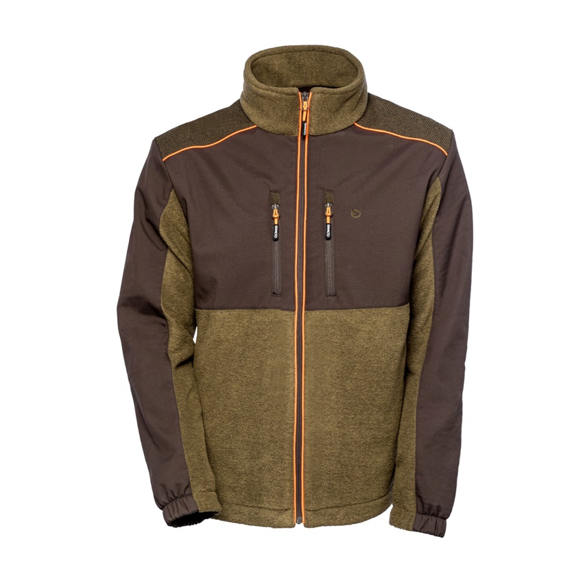 Αδιάβροχη Κυνηγετική Ζακέτα Caspian Fleece (Brown) της Gamo TOY81038 trazeras|TOY81038