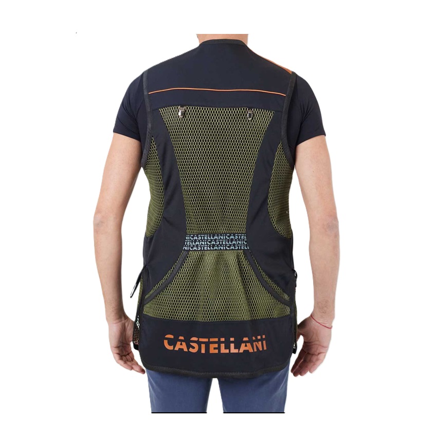 Σκοπευτικό Γιλέκο Shooting Sporting Pro Vest (Green / Black / Black) της Castellani TOY81071 trazeras|TOY81071