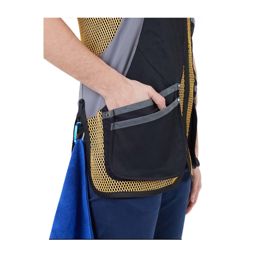 Σκοπευτικό Γιλέκο Shooting Sporting Pro Vest (Gold / Black / Gray) της Castellani TOY81074 trazeras|TOY81074
