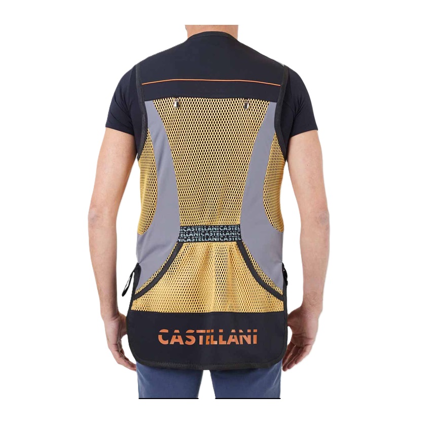 Σκοπευτικό Γιλέκο Shooting Sporting Pro Vest (Gold / Black / Gray) της Castellani TOY81074 trazeras|TOY81074