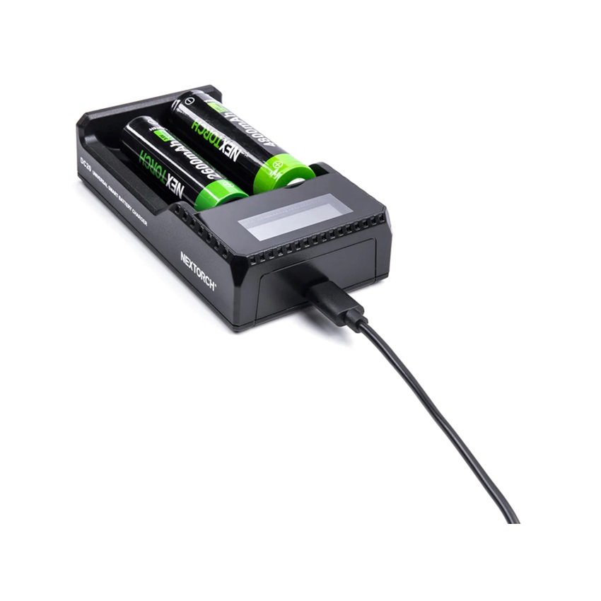Έξυπνος Διπλός Φορτιστής Μπαταριών DC20 της Nextorch TOY81100 trazeras|TOY81100