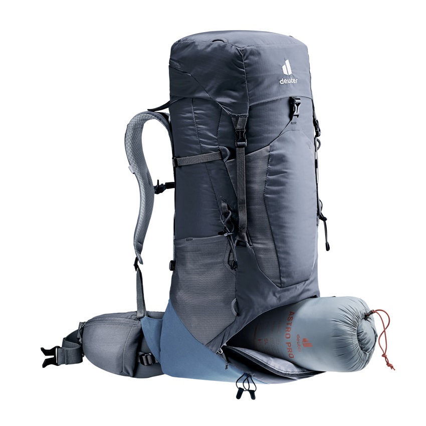 Σακίδιο Ορειβασίας - Πεζοπορίας Aircontact Lite 40L+10L (Black - Marine) της Deuter TOY81142 trazeras|TOY81142