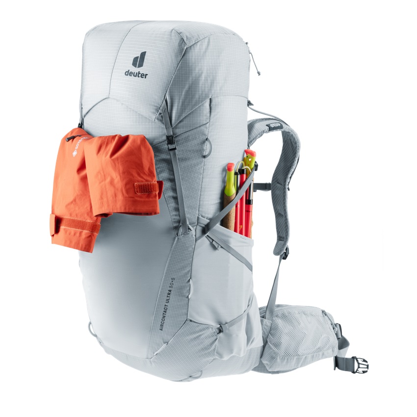 Σακίδιο Ορειβασίας - Πεζοπορίας Aircontact Ultra 50L+5L (Tin - Shale) της Deuter TOY81148 trazeras|TOY81148