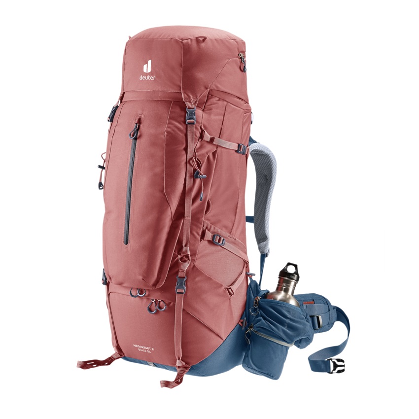 Σακίδιο Ορειβασίας - Πεζοπορίας Aircontact X 60L+15L SL (Redwood - Ink) της Deuter TOY81149 trazeras|TOY81149