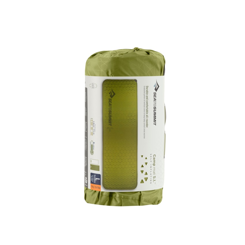 Υπόστρωμα Camp Mat Self Inflating Rectagular Large (Olive) της Sea to Summit TOY81170 trazeras|TOY81170