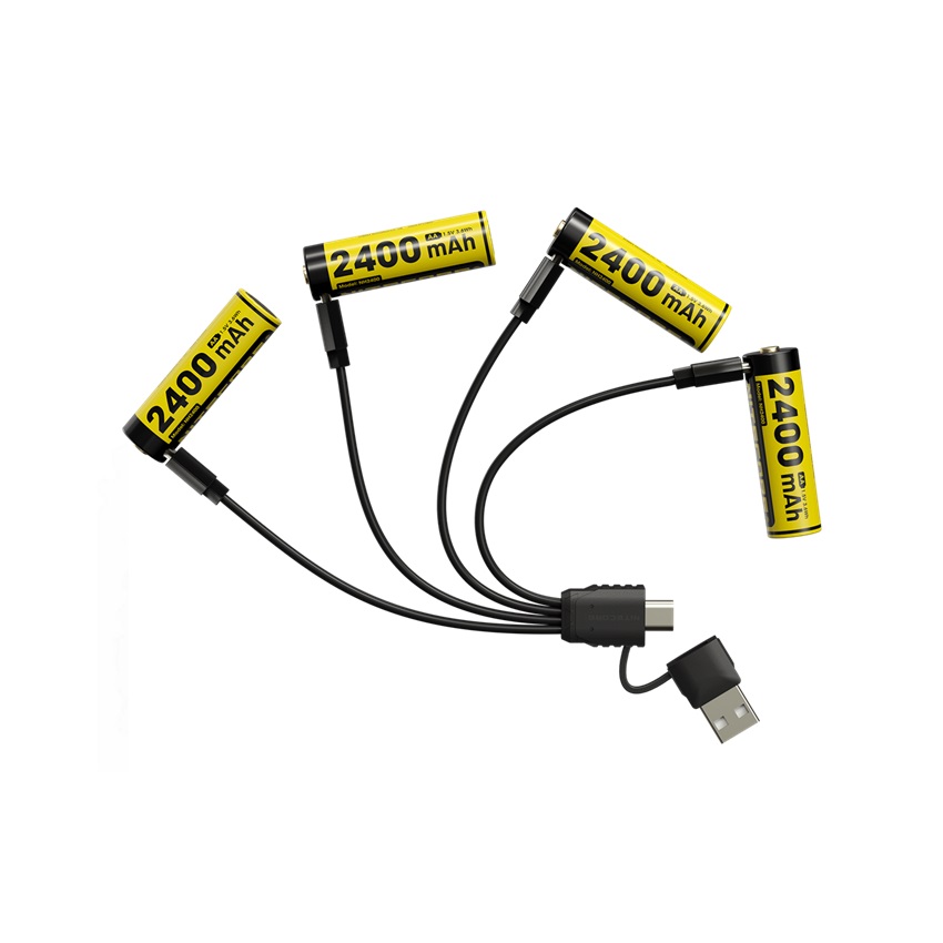 Επαναφορτιζόμενη Μπαταρία ΑΑ2400 1.5v 4τμχ NH2400 της Nitecore VAS81305 trazeras|VAS81305