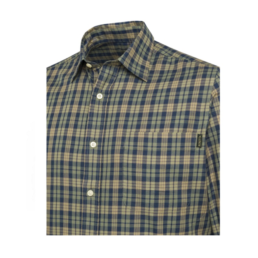 Βαμβακερό Πουκάμισο Bryggen (Blue / Sand Check) της Beretta KAL81411 trazeras|KAL81411