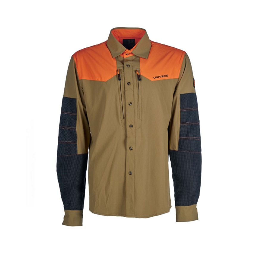 Κυνηγετικό Πουκάμισο Cortina 4 - Way Stretch (Beige / Arancio) της Univers KAL81415 trazeras|KAL81415