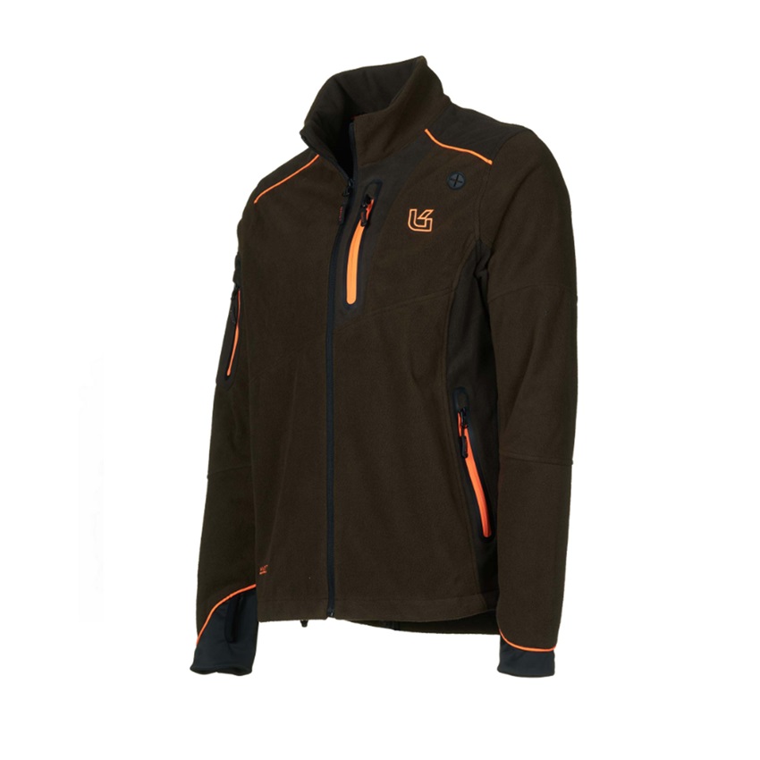 Αντιανεμική Ζακέτα Fleece Guardian Windstop (Green / Orange) της Univers KAL81420 trazeras|KAL81420