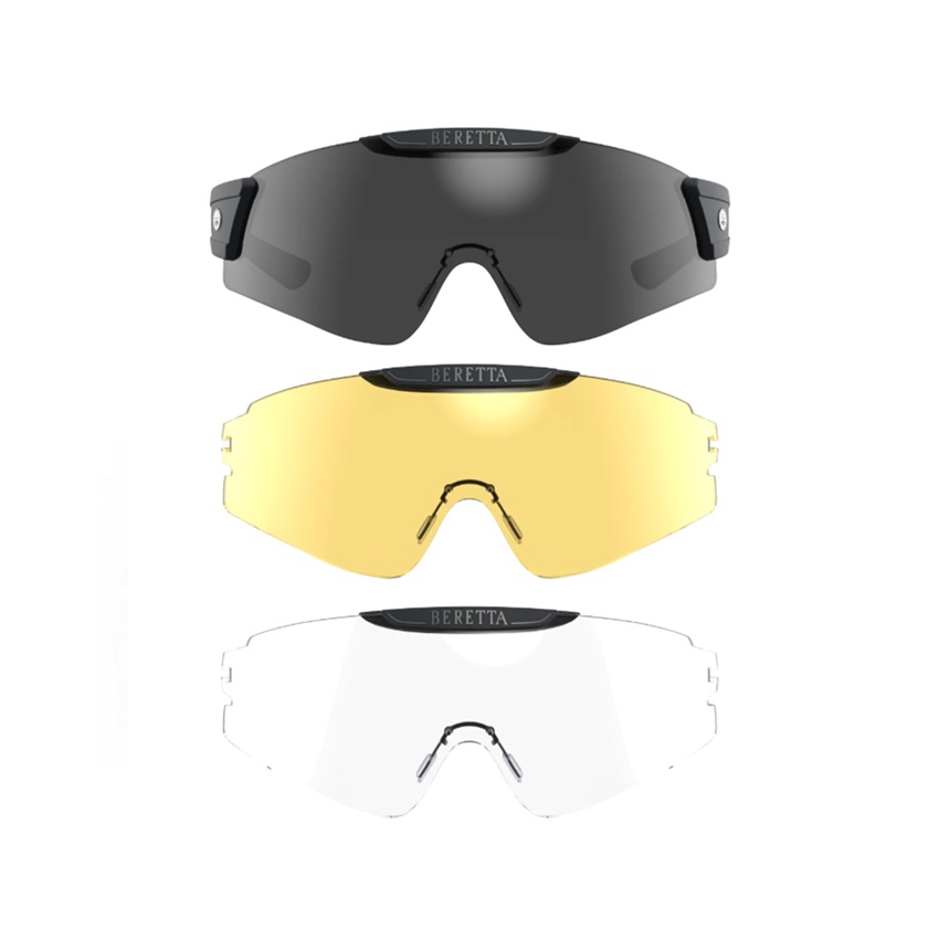 Σκοπευτικά Γυαλιά Σετ 3 Φακών Intermask (Fume - Neutral - Yellow) της Beretta KAL81489 trazeras|KAL81489