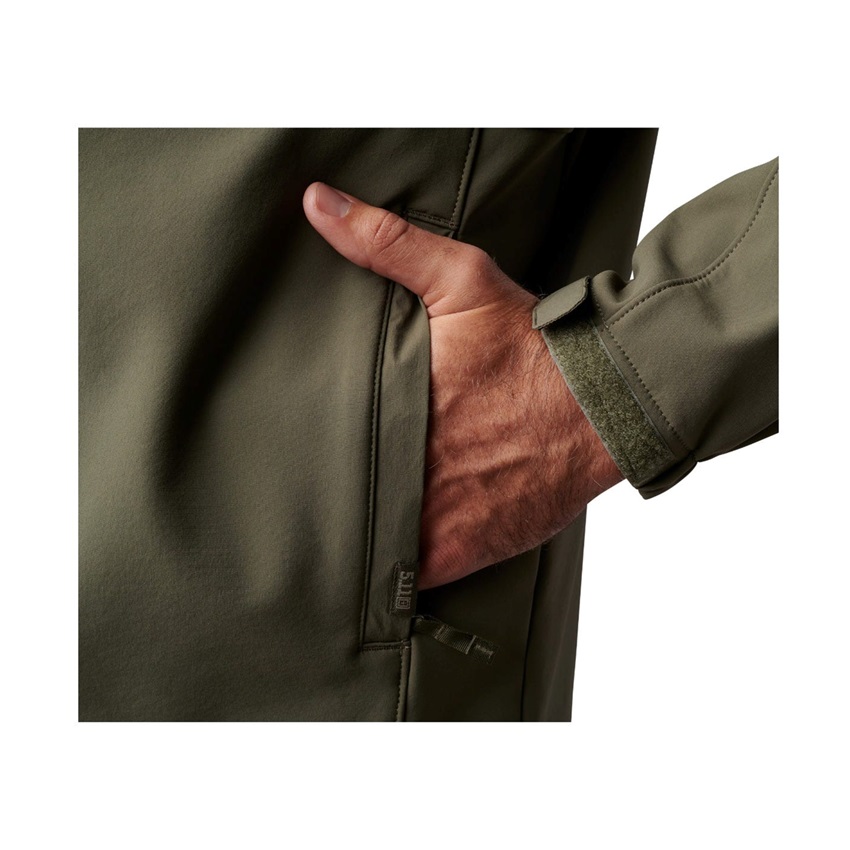 Αδιάβροχη Ζακέτα Softshell Nevada (Ranger Green) της 5.11 Tactical FIV81700 trazeras|FIV81700
