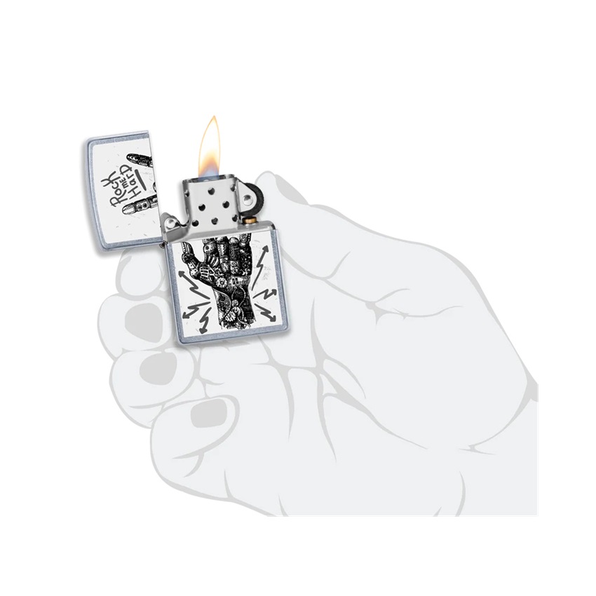Αναπτήρας Rock Me Hard της Zippo CAR81749 trazeras|CAR81749
