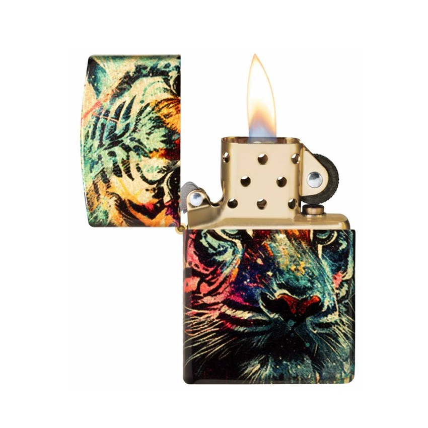 Αναπτήρας Tiger της Zippo CAR81756 trazeras|CAR81756
