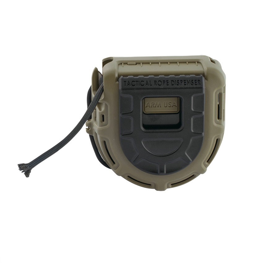 Σχοινί Γενικής Χρήσης με Μηχανισμό Rope Tactical Dispenser 4mm/15m (Flat Dark Earth) της ARM SRS71932 trazeras|SRS71932