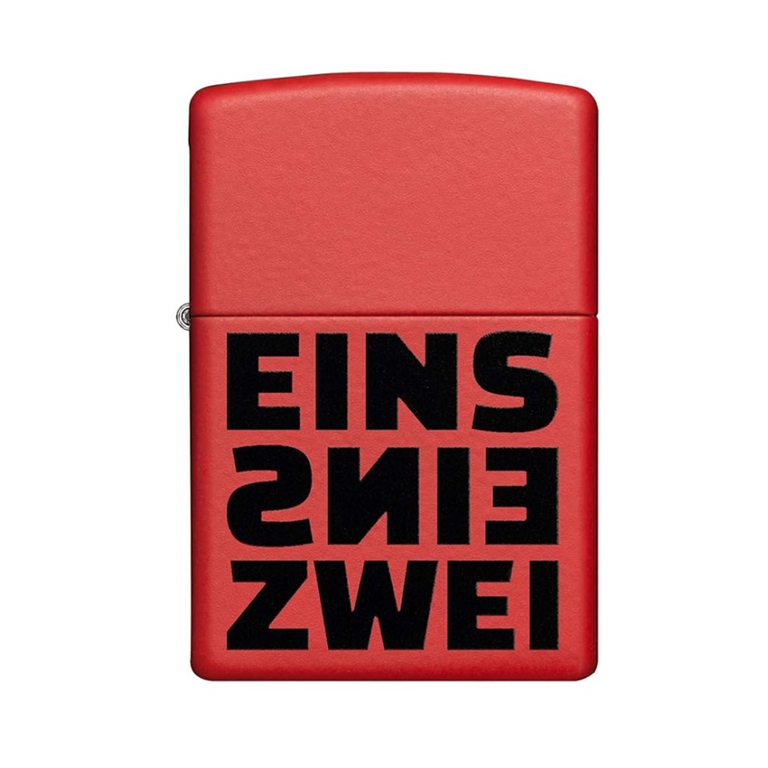 Αναπτήρας Eins Zwei (Red) της Zippo CAR81784 trazeras|CAR81784