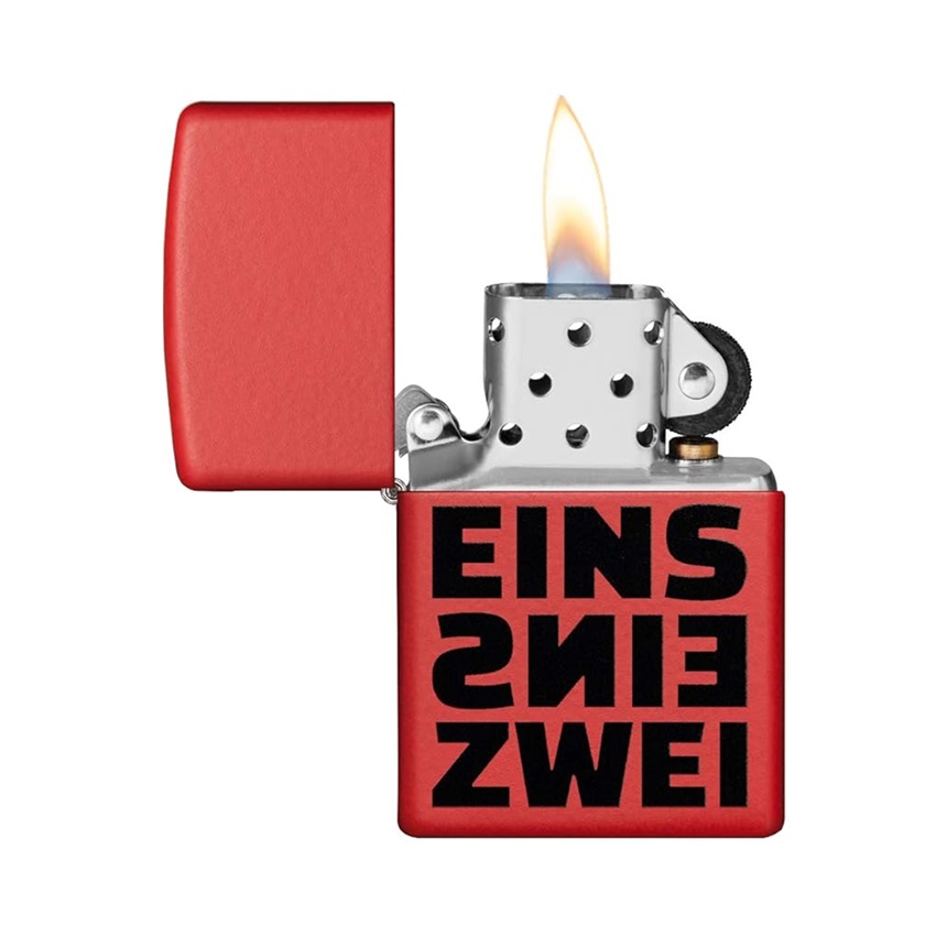 Αναπτήρας Eins Zwei (Red) της Zippo CAR81784 trazeras|CAR81784