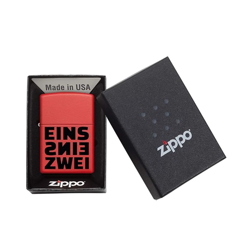Αναπτήρας Eins Zwei (Red) της Zippo CAR81784 trazeras|CAR81784
