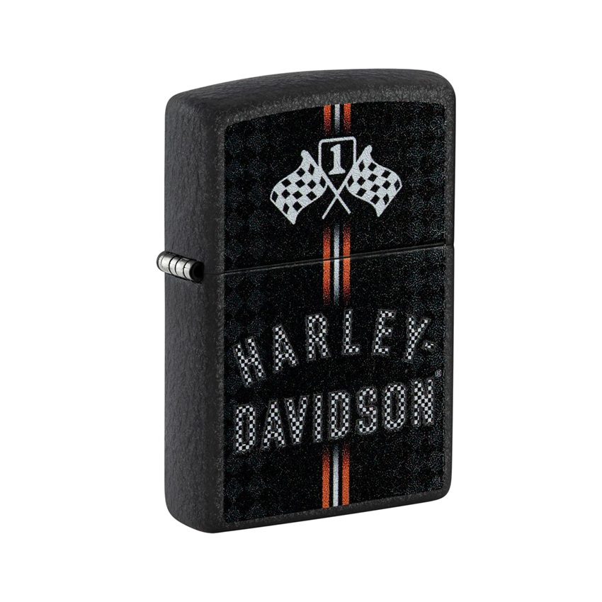 Αναπτήρας Harley Davidson® με Καρό Σημαίες της Zippo CAR81803 trazeras|CAR81803