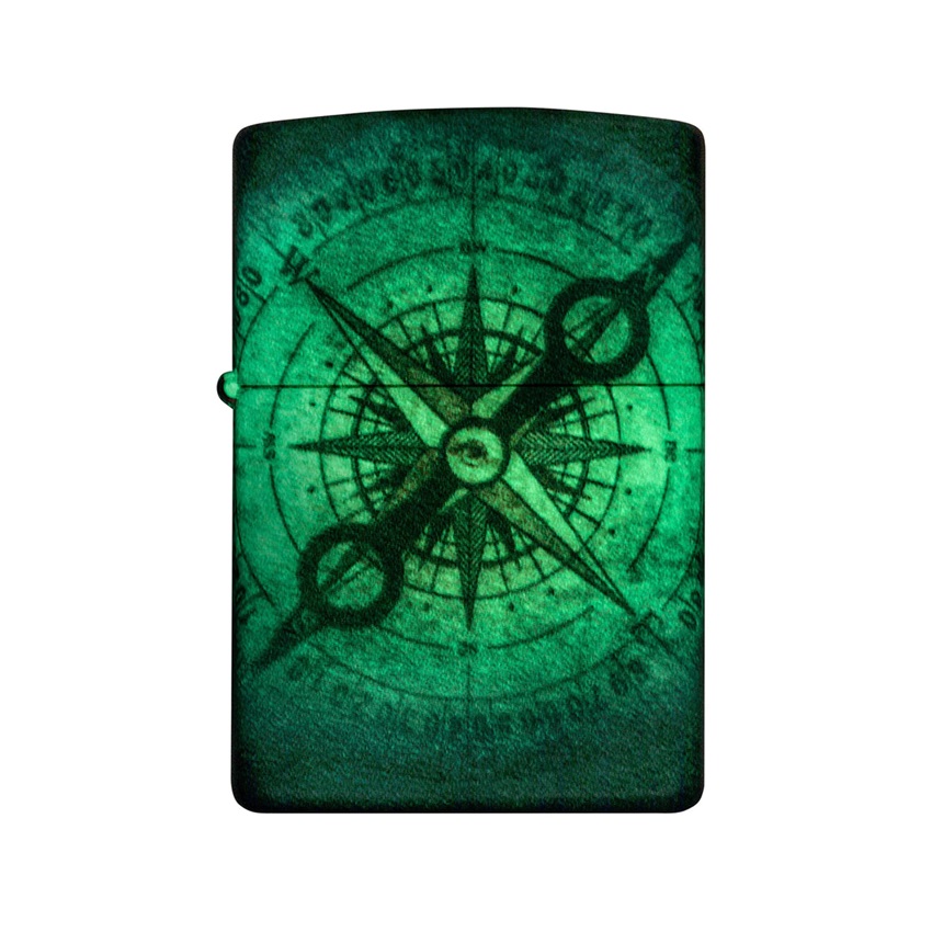 Αναπτήρας Πυξίδα και Νεκροκεφαλή Compass and Skull της Zippo CAR81804 trazeras|CAR81804