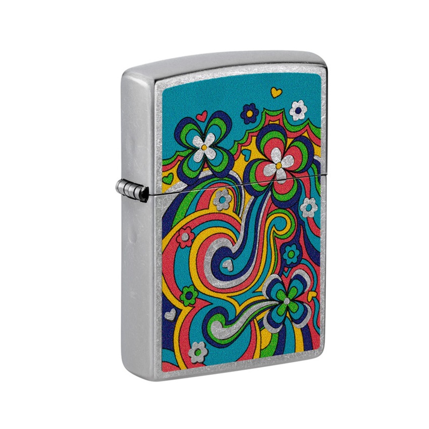 Αναπτήρας Flower Power της Zippo CAR81807 trazeras|CAR81807