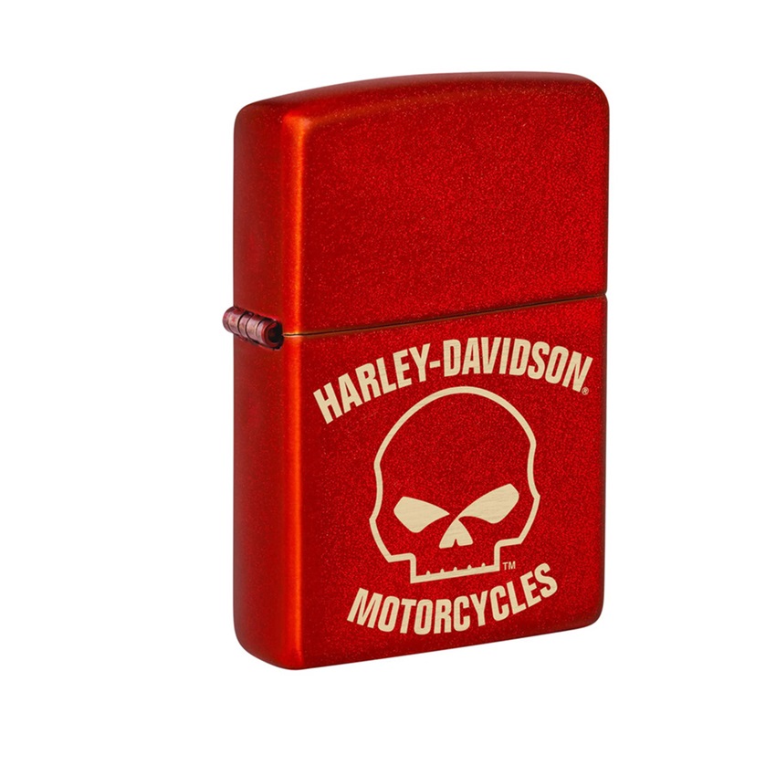 Αναπτήρας Harley Davidson® Motorcycles (Metallic Red) της Zippo CAR81813 trazeras|CAR81813