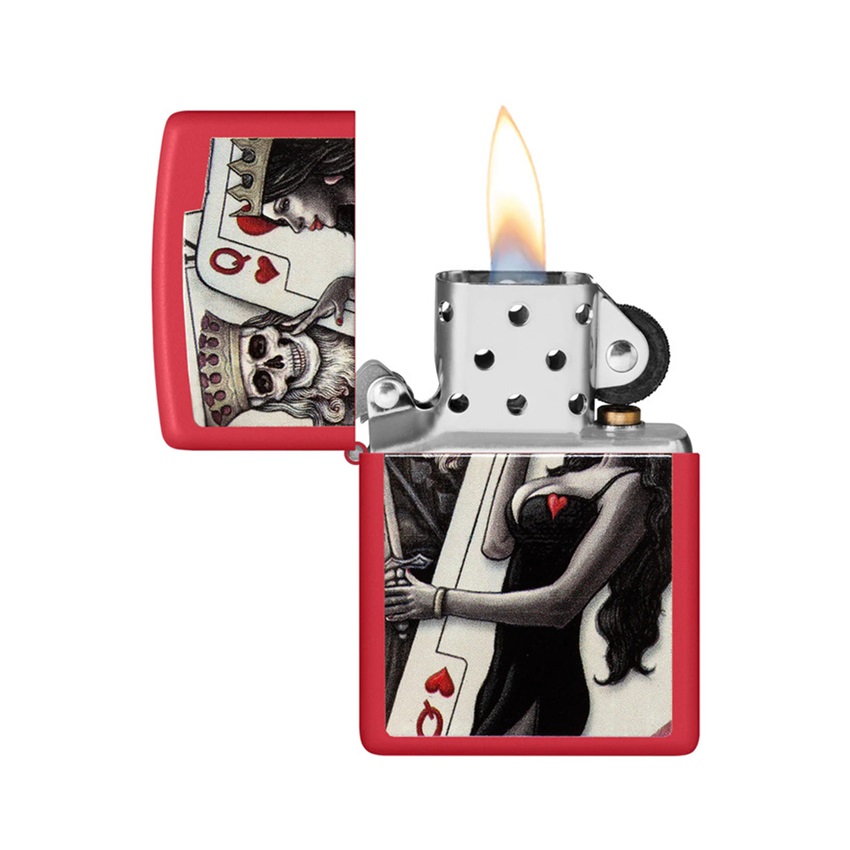 Αναπτήρας Skull King Queen Beauty της Zippo CAR81815 trazeras|CAR81815