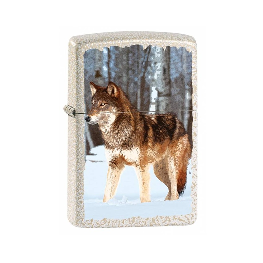 Αναπτήρας Wolf in Snowy Forest της Zippo CAR81843 trazeras|CAR81843