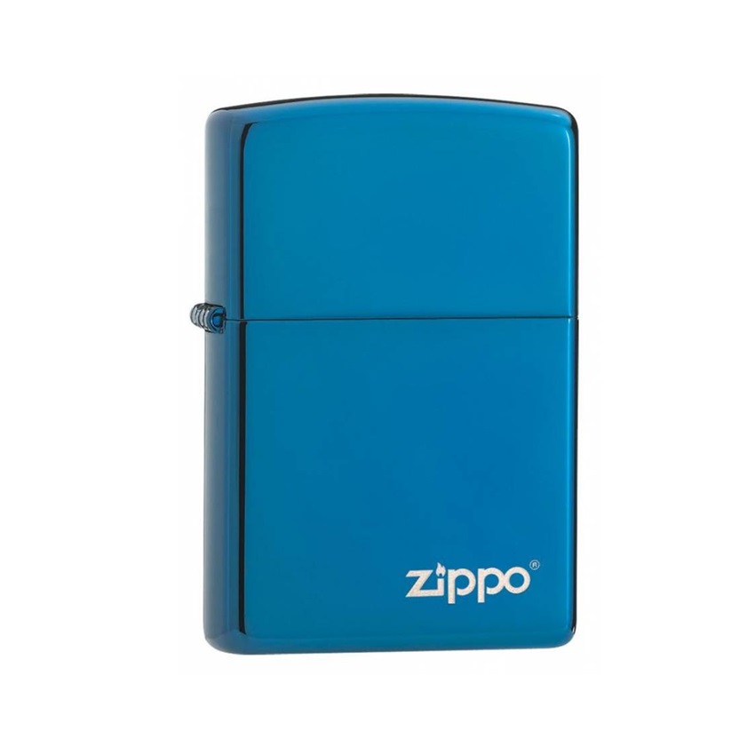 Αναπτήρας High Polish με Logo (Blue) της Zippo CAR81852 trazeras|CAR81852