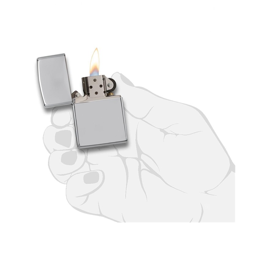 Αναπτήρας High Polish Chrome της Zippo CAR81856 trazeras|CAR81856