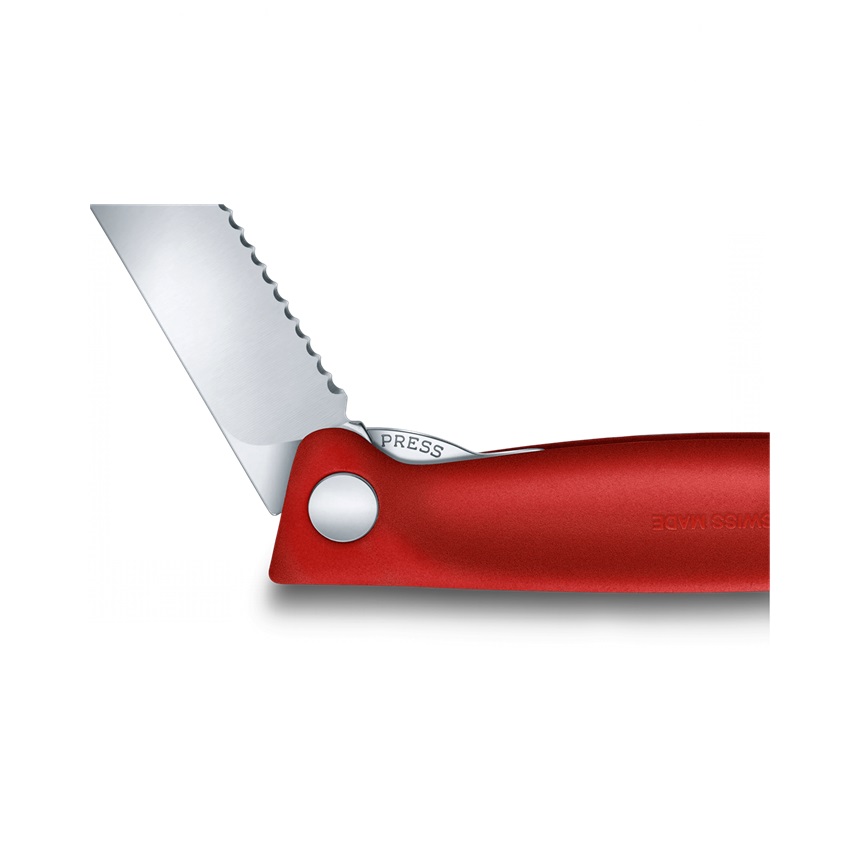 Ανοξείδωτο Πτυσσόμενο Μαχαίρι Swiss Classic Picnic 11cm (Red) της Victorinox CAR81943 trazeras|CAR81943