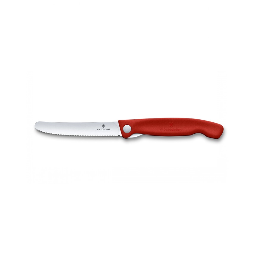 Ανοξείδωτο Πτυσσόμενο Μαχαίρι Swiss Classic Picnic 11cm (Red) της Victorinox CAR81943 trazeras|CAR81943