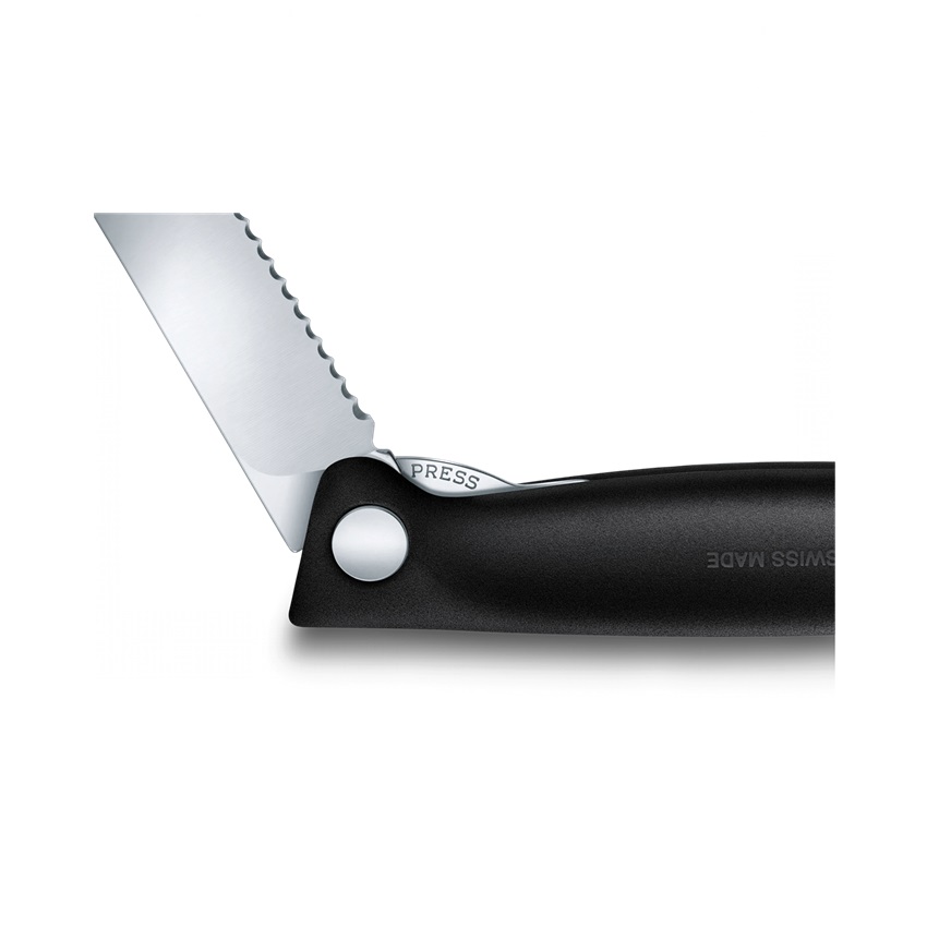 Ανοξείδωτο Πτυσσόμενο Μαχαίρι Swiss Classic Picnic 11cm (Black) της Victorinox CAR81944 trazeras|CAR81944