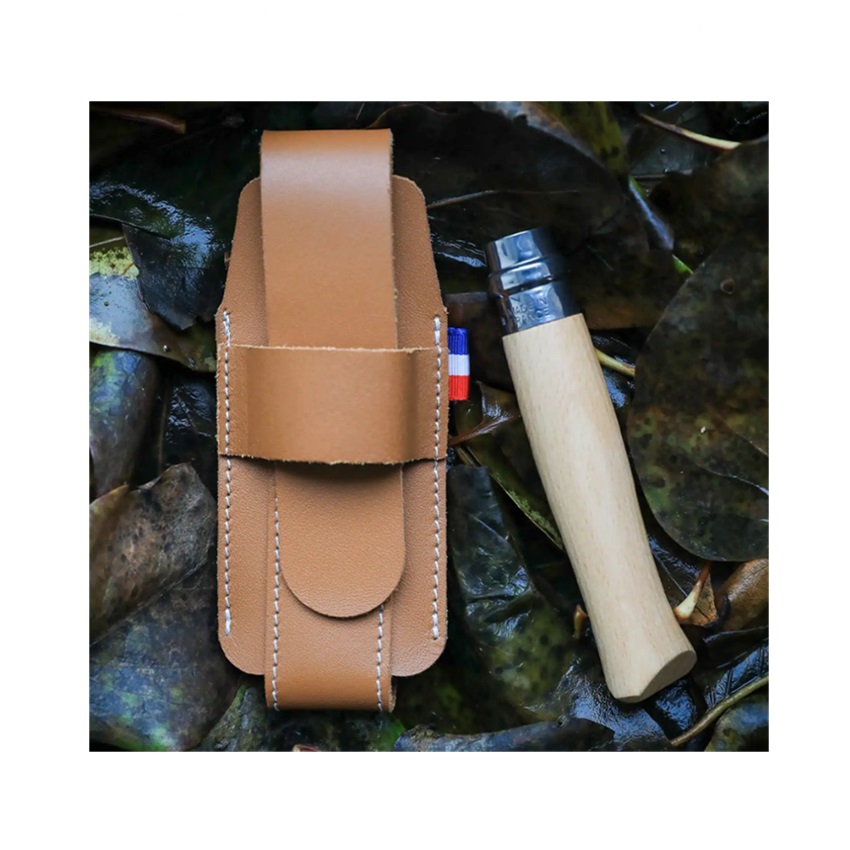 Δερμάτινη Θήκη Σουγιά Κάθετη France (Brown) της Opinel VRA81972 trazeras|VRA81972