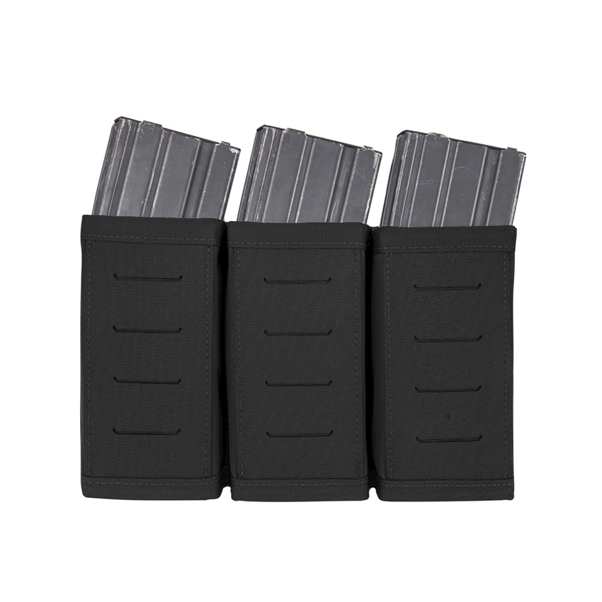 Τριπλή Γεμιστηροθήκη 5,56mm Laser Cut Triple Snap Mag Panel (Black) της Warrior Assault Systems SRS82007 trazeras|SRS82007