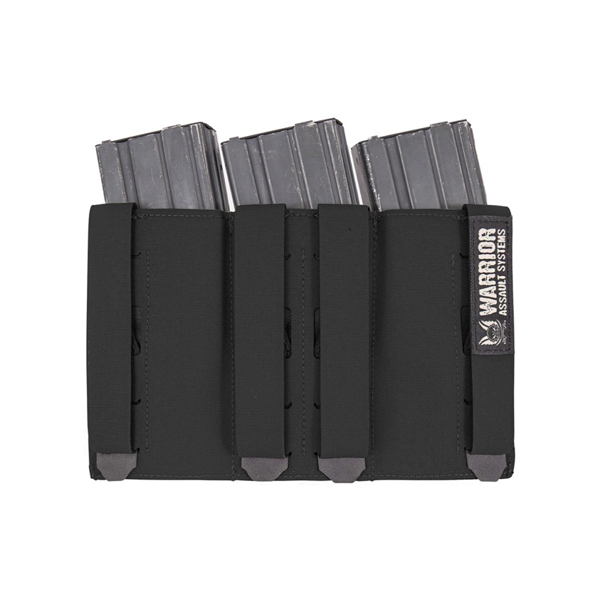 Τριπλή Γεμιστηροθήκη 5,56mm Laser Cut Triple Snap Mag Panel (Black) της Warrior Assault Systems SRS82007 trazeras|SRS82007