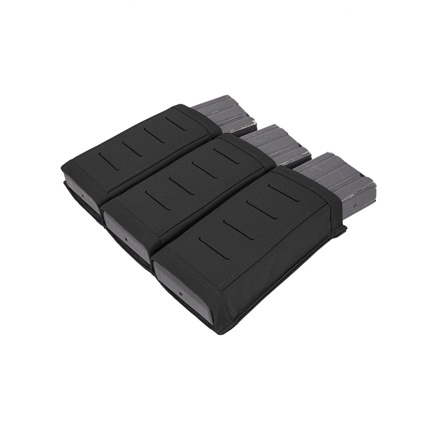 Τριπλή Γεμιστηροθήκη 5,56mm Laser Cut Triple Snap Mag Panel (Black) της Warrior Assault Systems SRS82007 trazeras|SRS82007