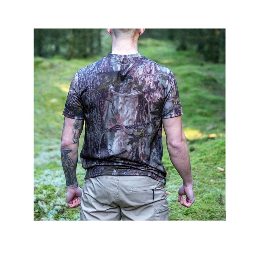 Κοντομάνικη Μπλούζα Κυνηγετική T-Shirt Folke (Camo) της Shaggy Breeches LAM71051 trazeras|LAM71051