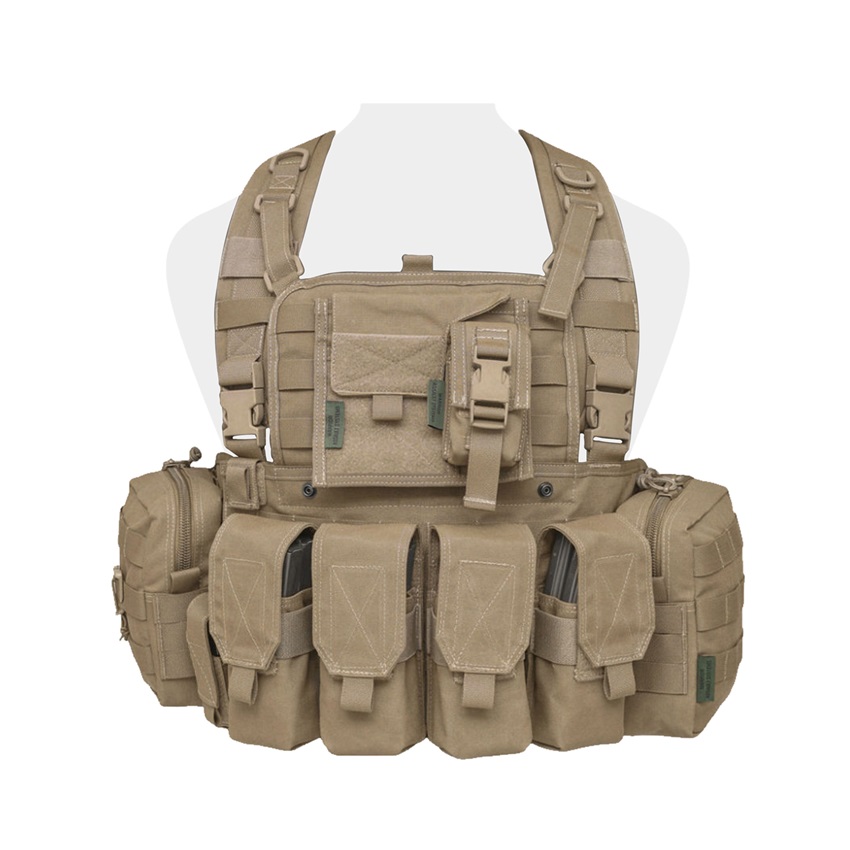 Επιχειρησιακή Εξάρτηση με 5 Θήκες Chest Rig with 5 Pouches Set (Coyote) της Warrior Assault Systems SRS82151 trazeras|SRS82151