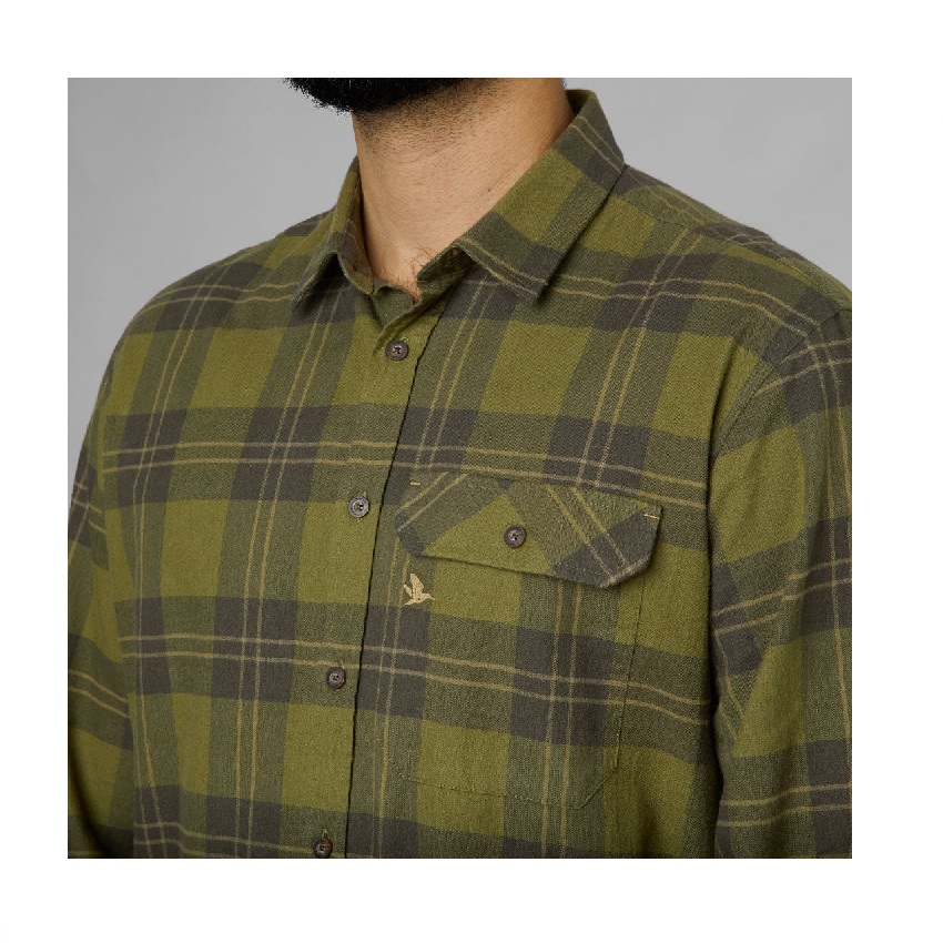 Κυνηγετικό πουκάμισο Highseat (Light Olive) της Seeland LAM71058 trazeras|LAM71058